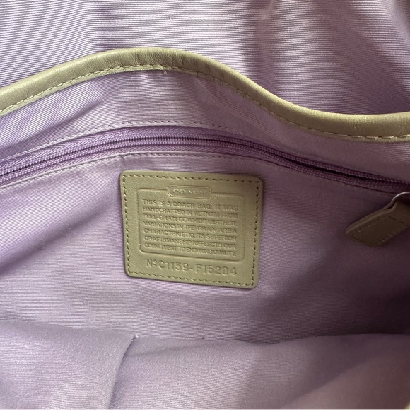 Coach Soho Flap Buckle Shoulder Bag metallic champagne, vintage - Picture 14 of 15